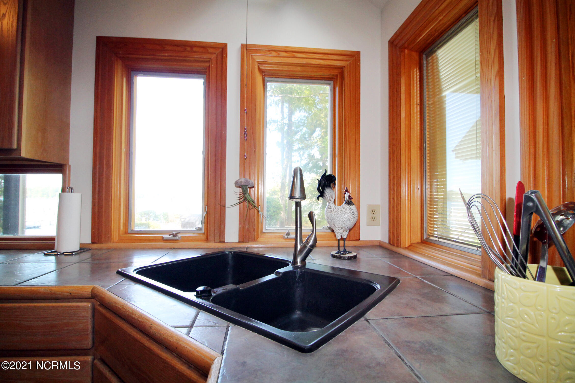 101 North Teachs Point Road Bath, NC 27808 - Photo 18 of 59 Kitchen sink with a view