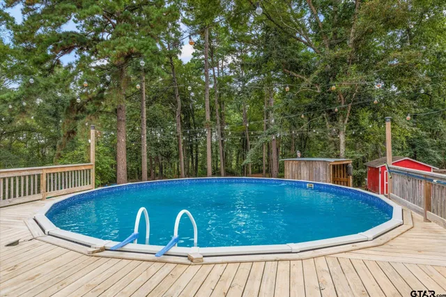 a view of outdoor space yard swimming pool and patio