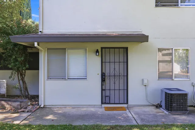 a view of front door of house