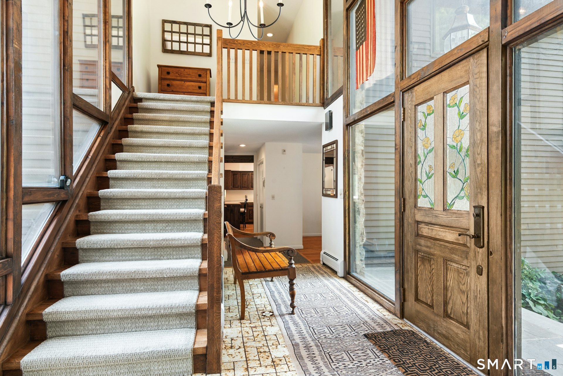 127 Huntingtown Road Newtown, CT 06470 - Photo 5 of 38 a view of entryway and hall with wooden floor