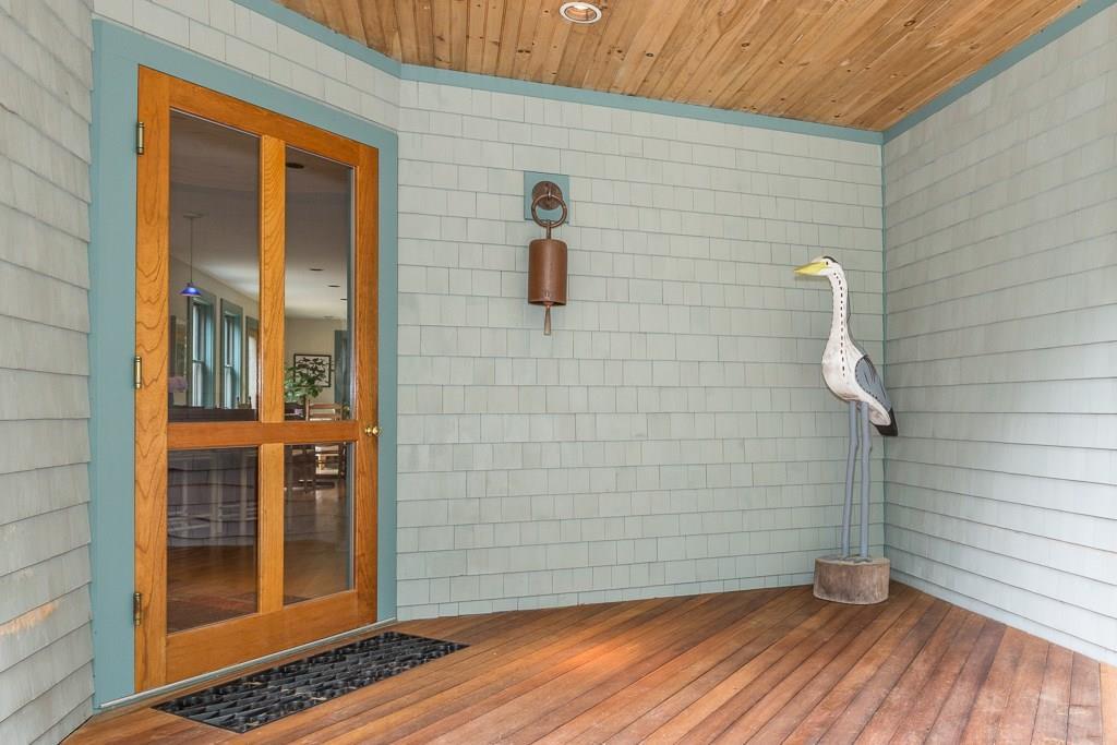 426 Sheepscot Road Newcastle, ME 04553 - Photo 3 of 33 Entryway with Mahogany Decking