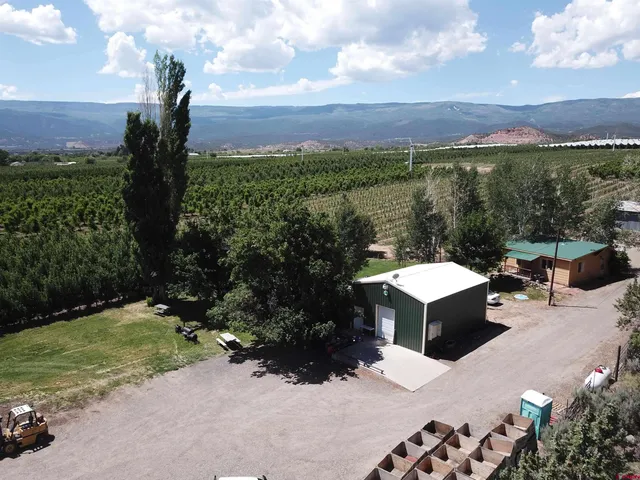 a view of a terrace with a garden