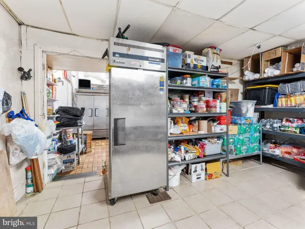 a room with storage and utility room