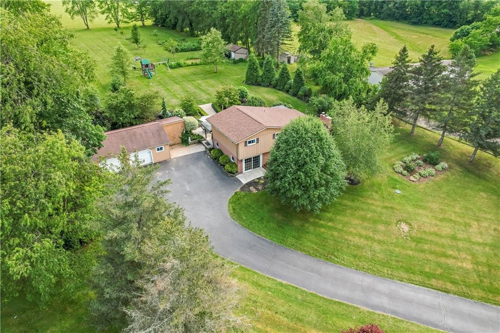 839 West Old Rte 422 Butler, PA 16001 - Photo 2 of 30 an aerial view of a house with a yard and lake view