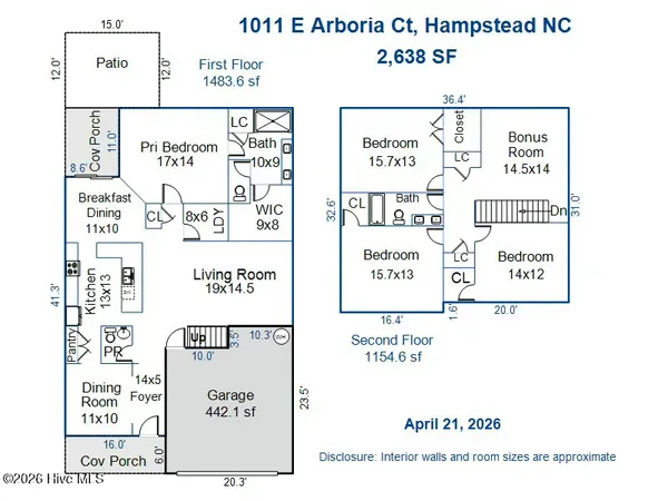 $469,900 | 1011 East Arboria Drive, Hampstead, NC 28443