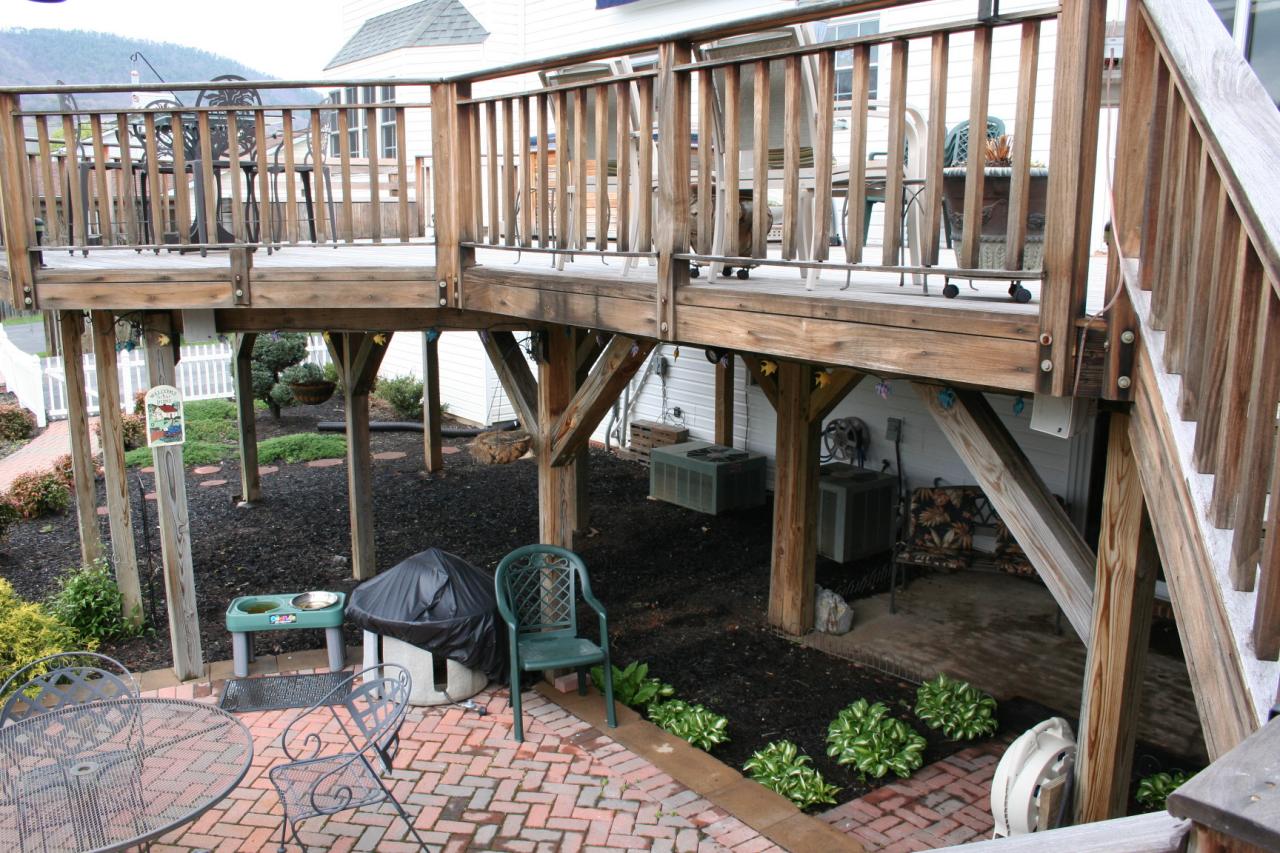 5336 Huntridge Road Roanoke, VA 24012 - Photo 111 of 151 deck, patio, landscaping