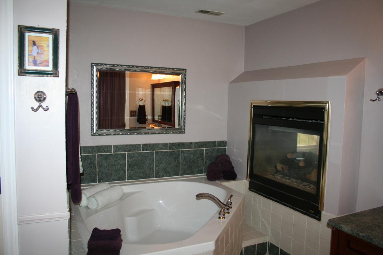 5336 Huntridge Road Roanoke, VA 24012 - Photo 68 of 151 master bath w/tub and fireplace