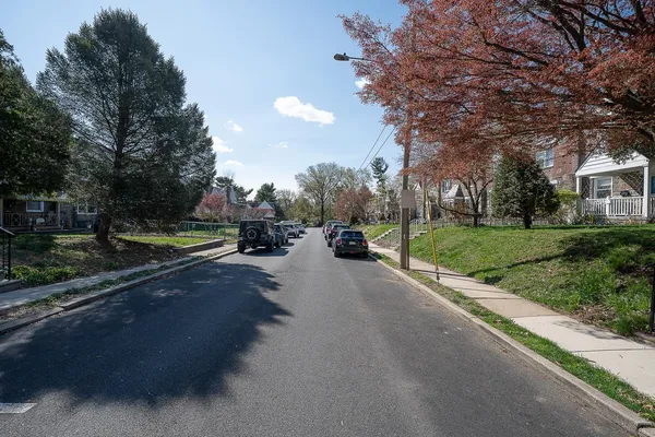 a car parked on the side of the road