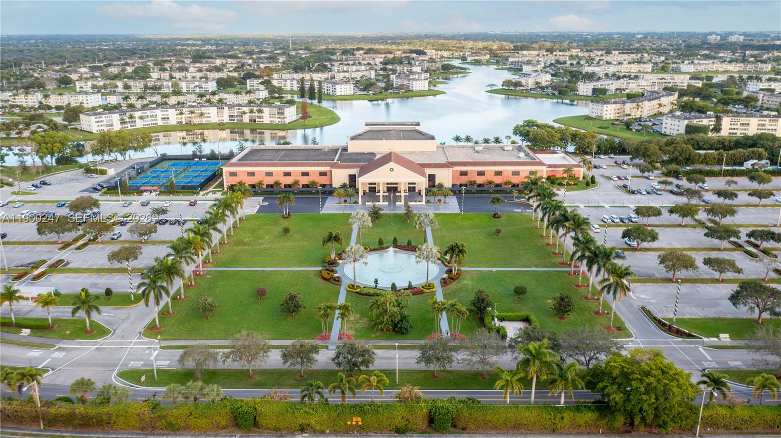 303 Preston H, Unit 303 Boca Raton, FL 33434 - Photo 45 of 50 an aerial view of a city with lake view