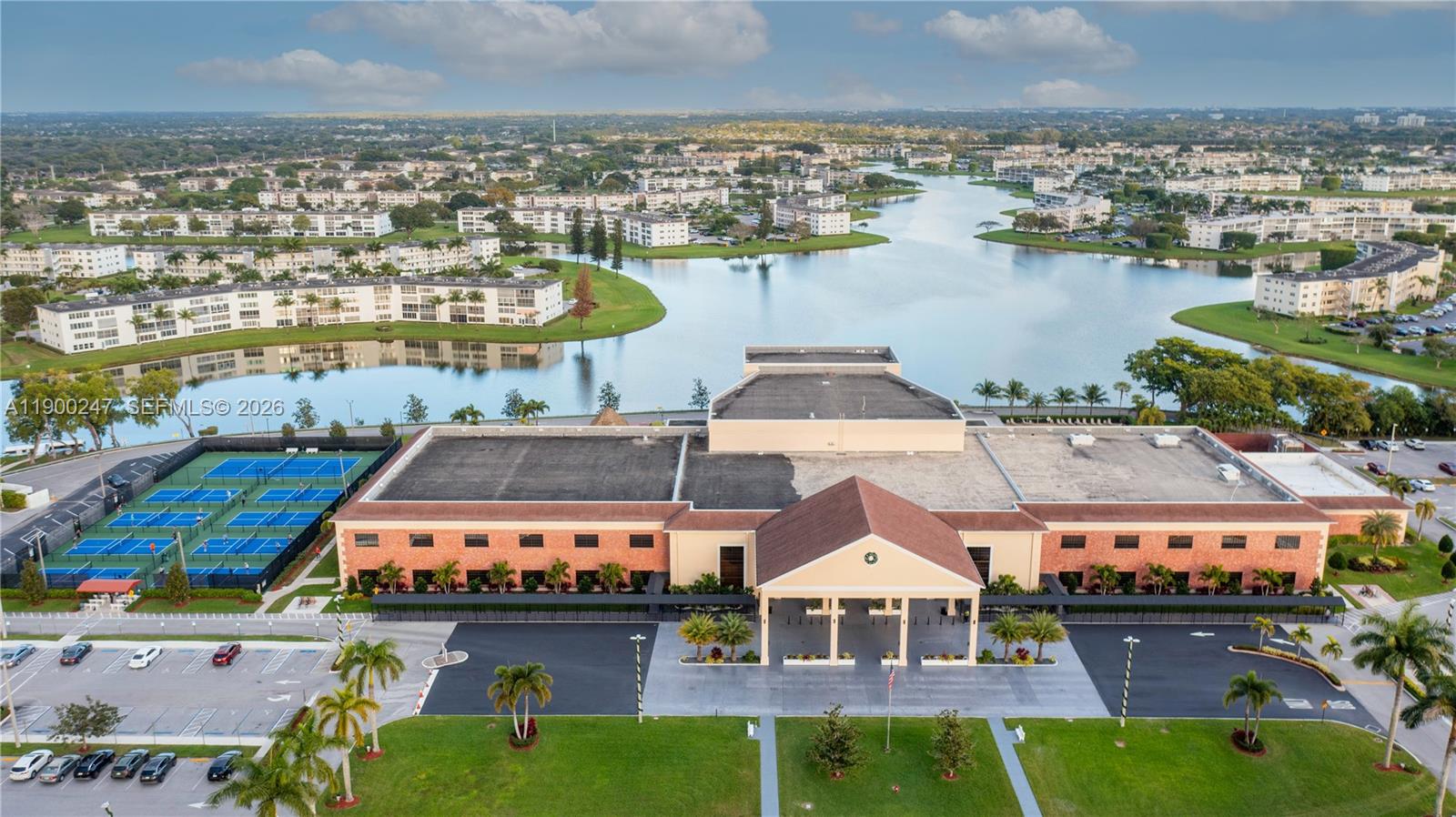 303 Preston H, Unit 303 Boca Raton, FL 33434 - Photo 46 of 50 an aerial view of a house with a ocean view