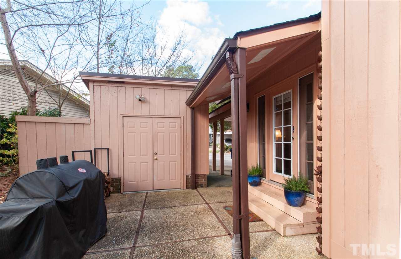 2712 Rue Sans Famille Raleigh, NC 27607 - Photo 23 of 28 a view of backyard of the house