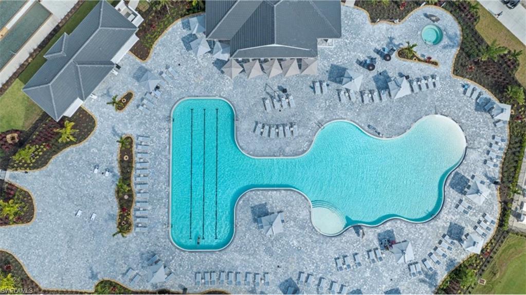 5583 Double Eagle Circle, Unit 4126 Ave Maria, FL 34142 - Photo 18 of 29 an aerial view of a swimming pool