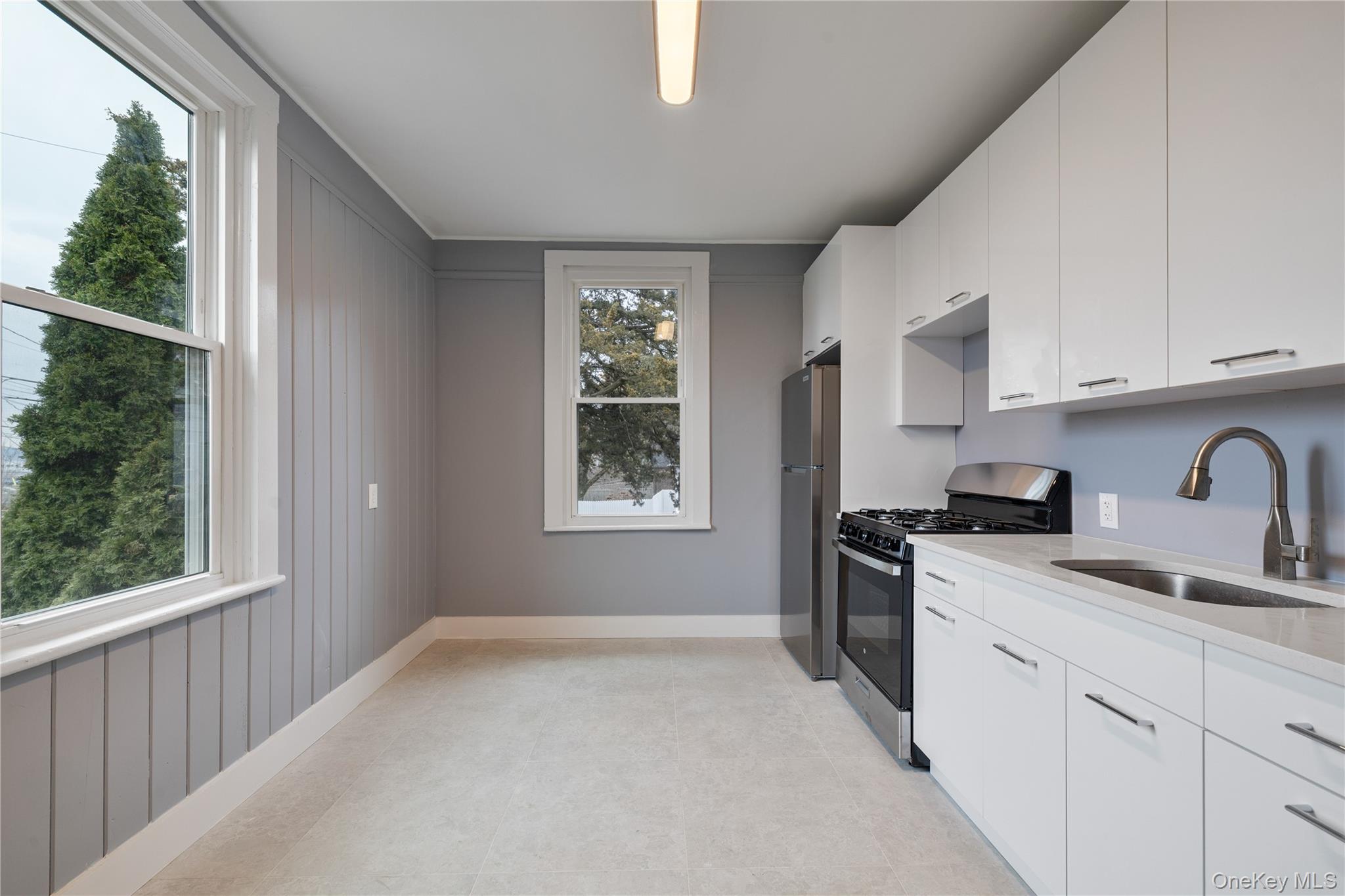 1 Elizabeth Place, Unit 1F Nyack, NY 10960 - Photo 4 of 23 Kitchen featuring a sink, a wealth of natural light, and stainless steel appliances