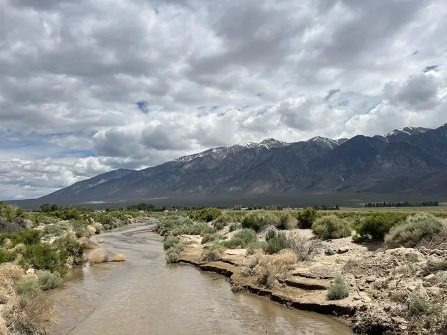a view of an outdoor and mountain