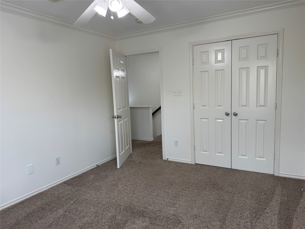 1908 Bailey Street Houston, TX 77006 - Photo 14 of 40 This is another view of the back secondary bedroom that overlooks the park. You can see your closet and the stairs. The hall bath is just behind the closet wall and the laundry is to the left of the doorway.