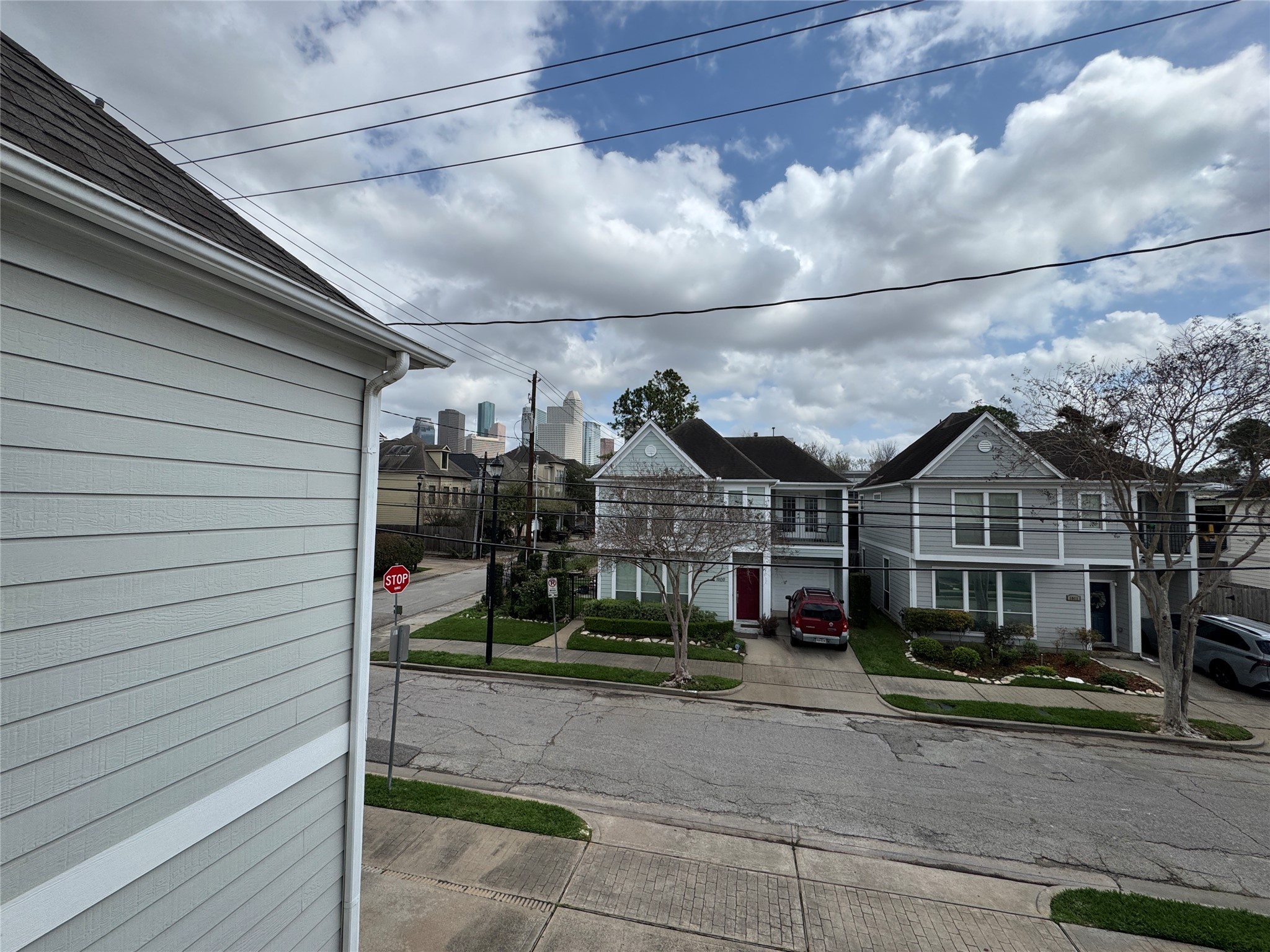 1908 Bailey Street Houston, TX 77006 - Photo 16 of 40 This is the downtown skyline, visible from the front patio. It's an excellent location.