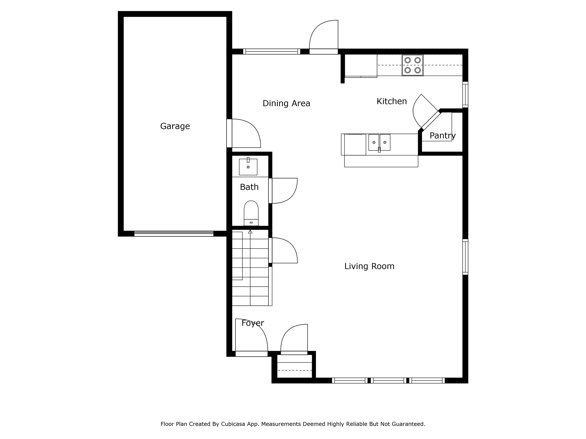 1908 Bailey Street Houston, TX 77006 - Photo 39 of 40 Downstairs floor plan, for your convenience. It's very open and has a spacious first floor.