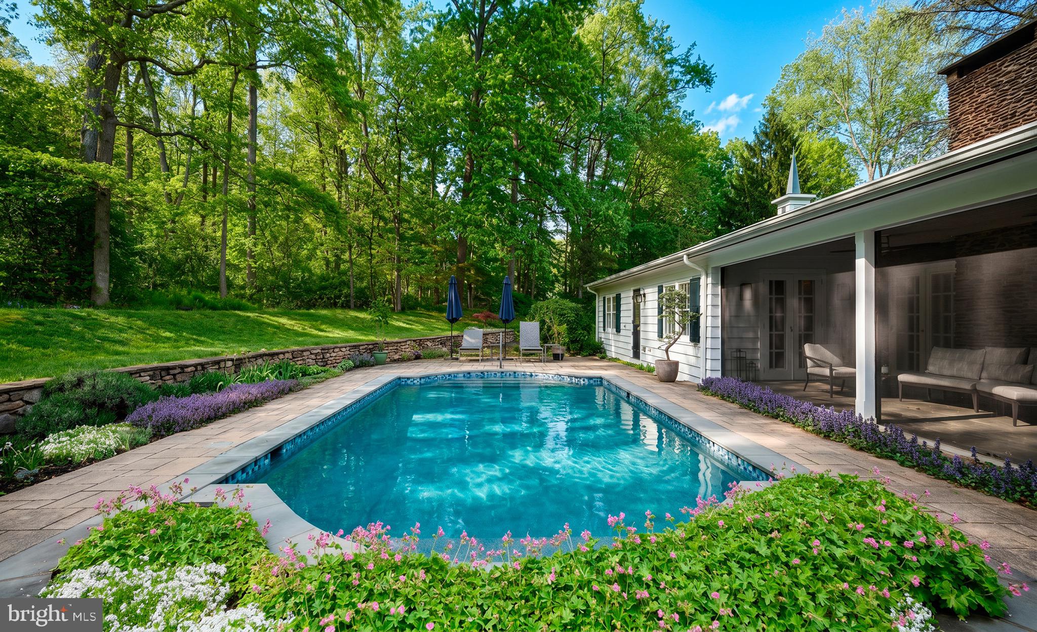 3363 Windy Bush Road New Hope, PA 18938 - Photo 31 of 40 Cocktail depth pool