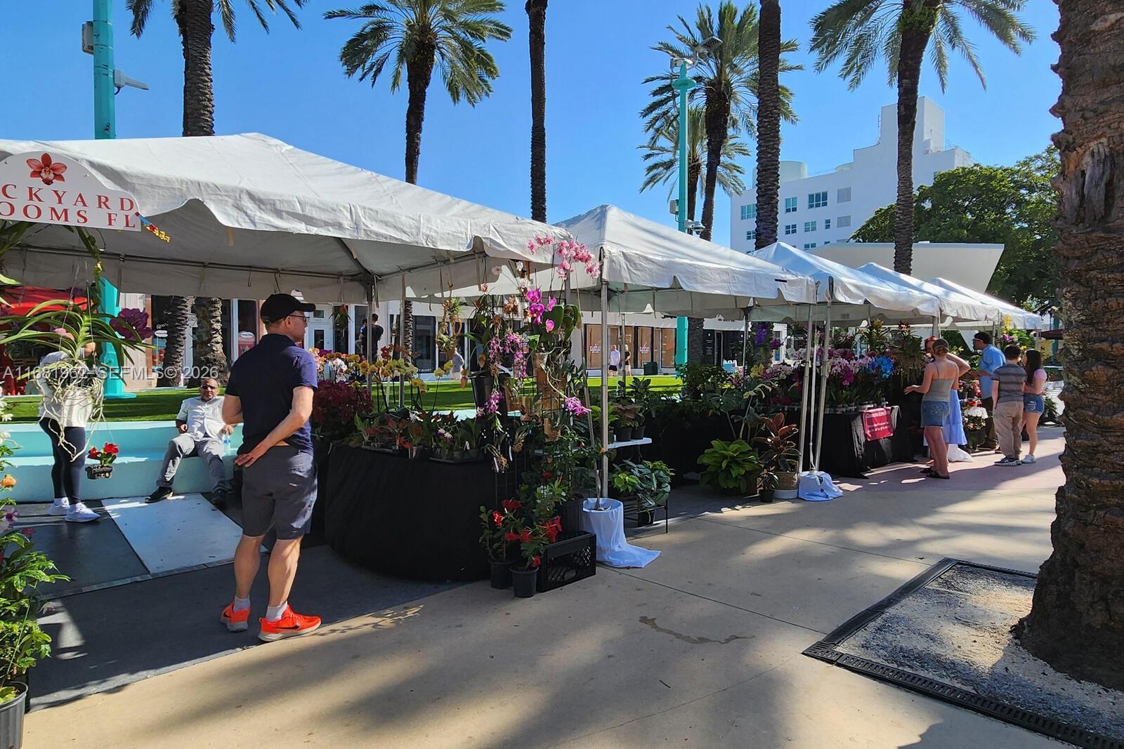 1300 Lincoln Road, Unit A701 Miami Beach, FL 33139 - Photo 23 of 36 a view of street with sitting area