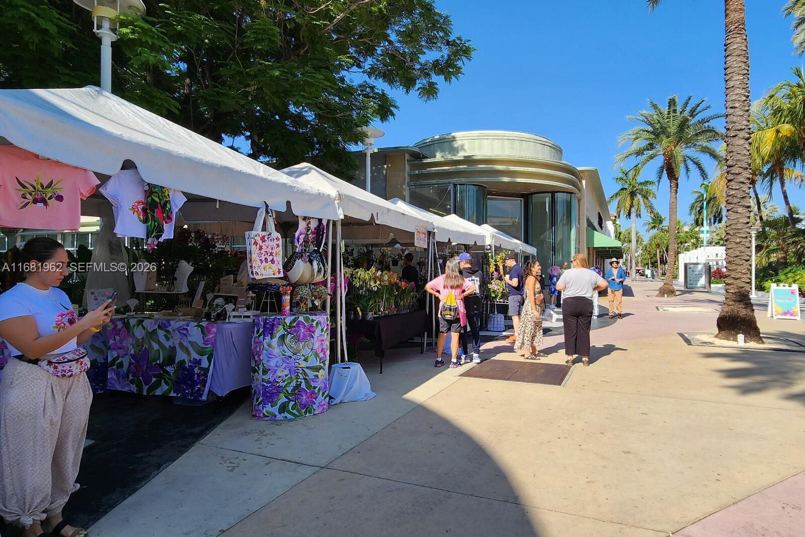 1300 Lincoln Road, Unit A701 Miami Beach, FL 33139 - Photo 25 of 36 a view of street with sitting area