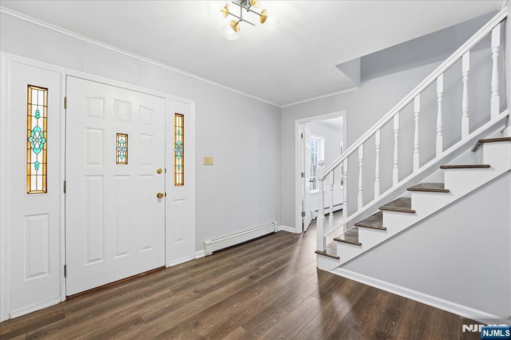 611 Snake Den Road West Milford, NJ 07480 - Photo 16 of 46 a view of entryway with wooden floor