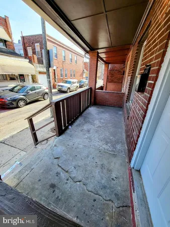 a view of a porch