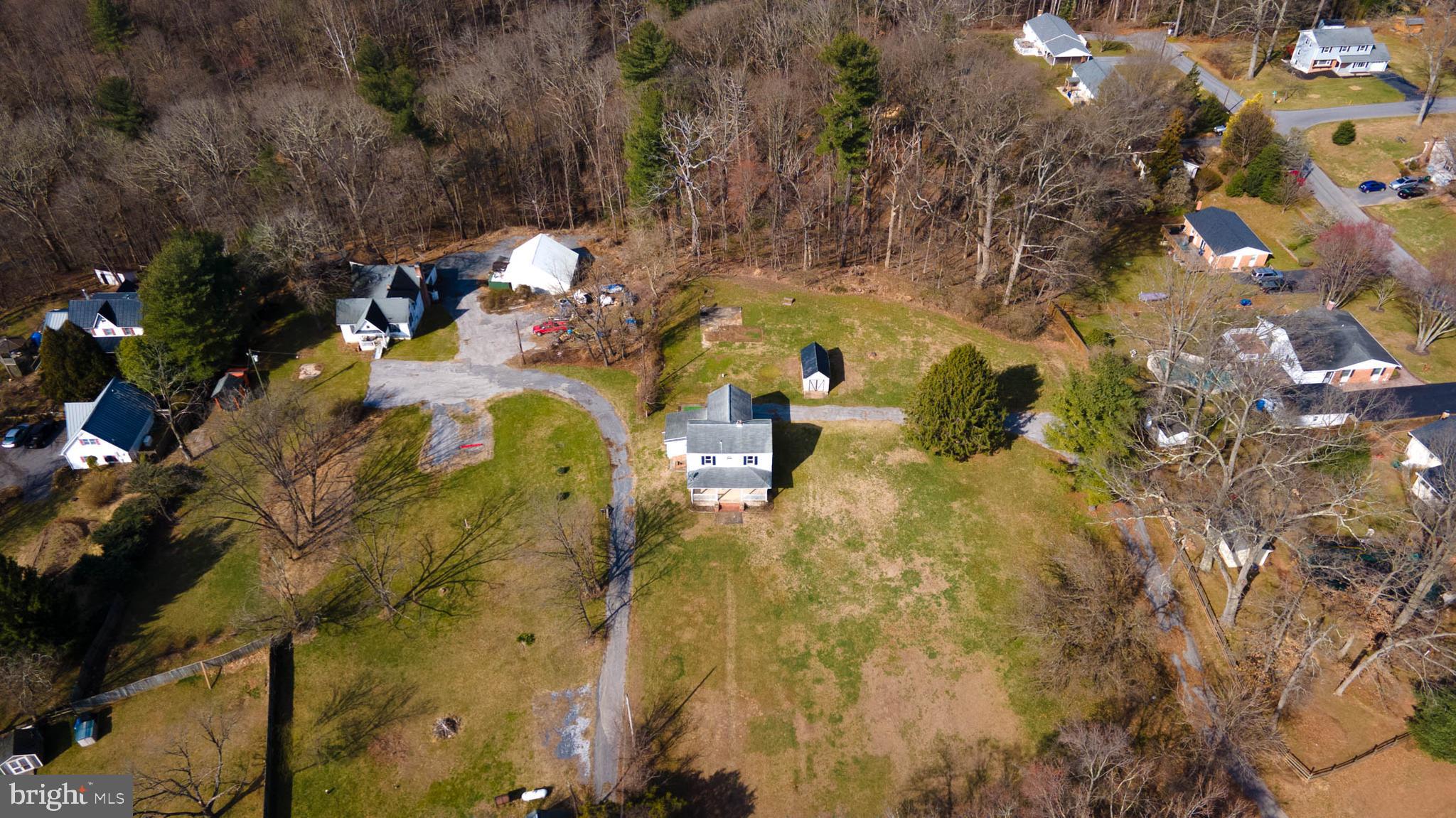 7612 Gaither Road Sykesville, MD 21784 - Photo 39 of 46 Ariel Shot Driveway on the right conveys