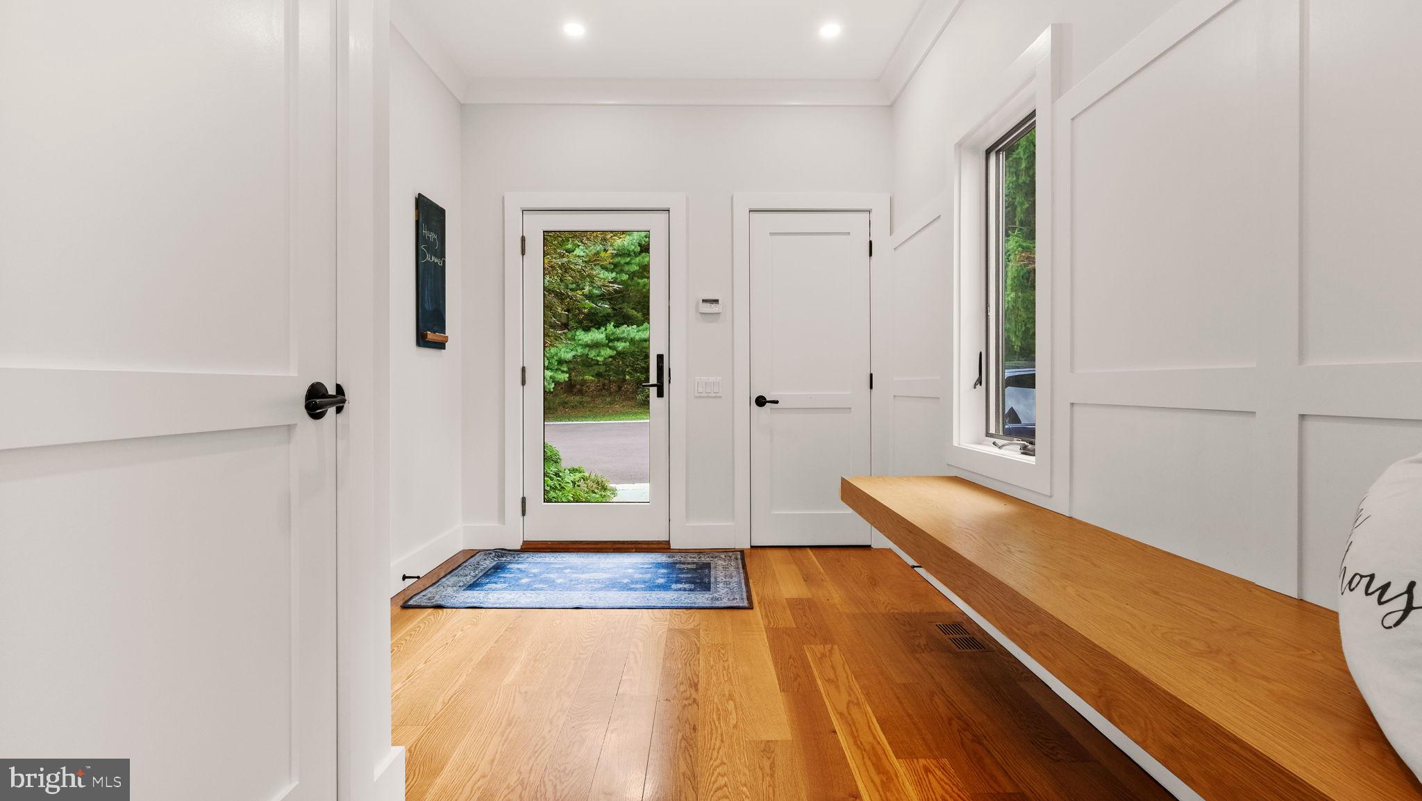 2970 Ash Mill Road Doylestown, PA 18902 - Photo 50 of 144 Side Door into Mudroom with "Floating Bench"