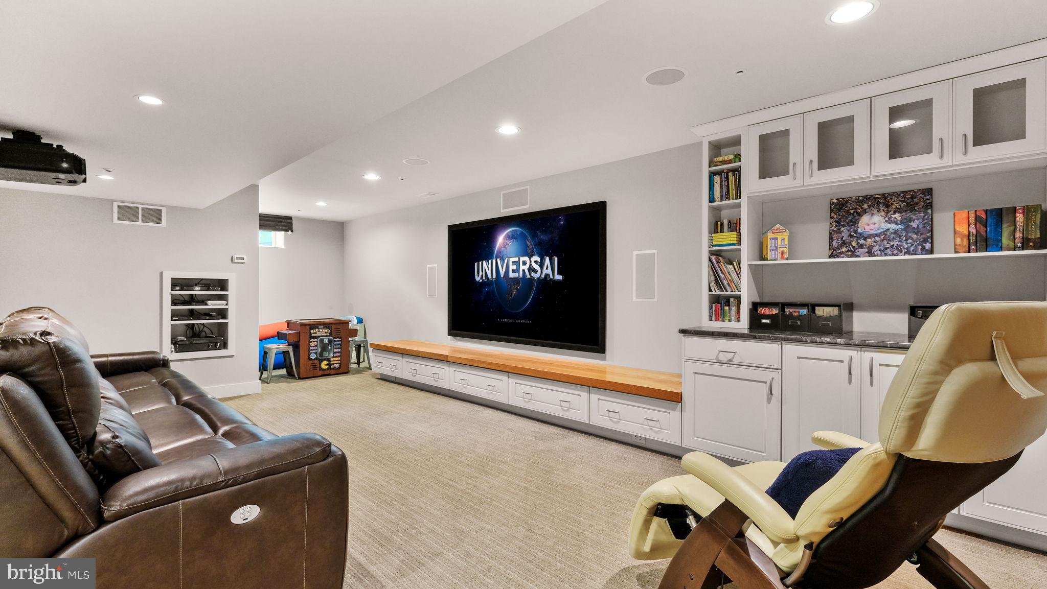 2970 Ash Mill Road Doylestown, PA 18902 - Photo 87 of 144 Theater with Epson Projection TV--Lower Level