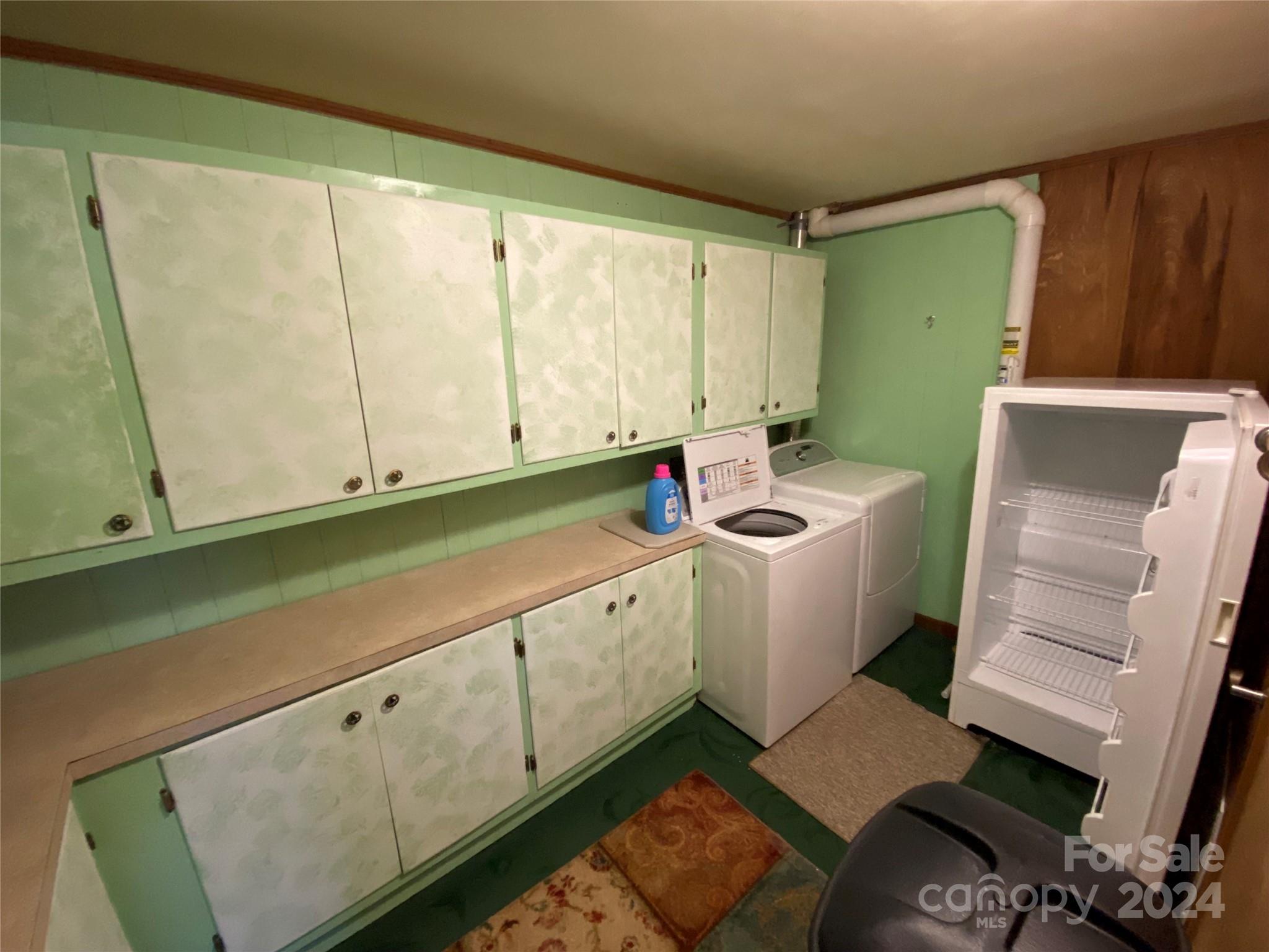 344 Pine Ridge Trail Almond, NC 28702 - Photo 21 of 34 a room with a sink window and washer