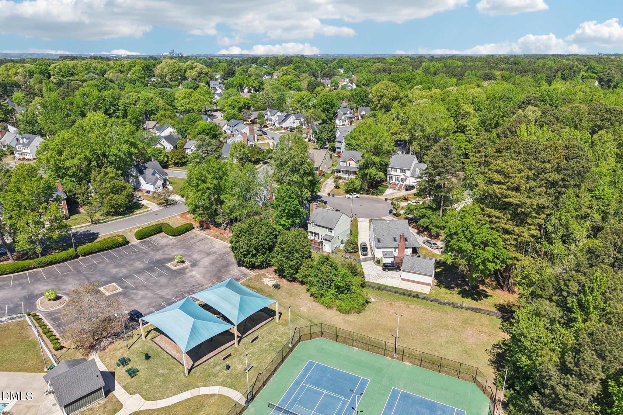 4508 Emmit Drive Raleigh, NC 27604 - Photo 42 of 42 an aerial view of a house with a yard