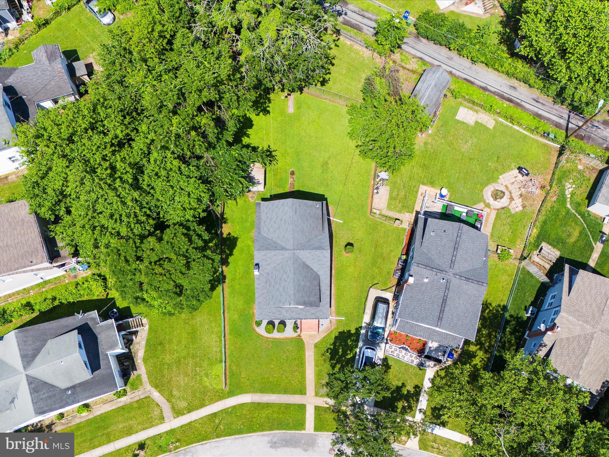 5000 Levindale Road Baltimore, MD 21215 - Photo 45 of 60 an aerial view of a house with a yard and lake view