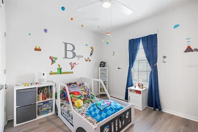 a storage room with washer and dryer