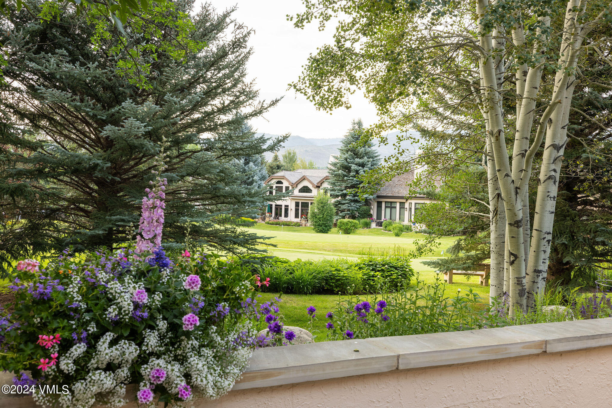 91 Ambleside Place Edwards, CO 81632 - Photo 20 of 28 a front view of a house with a yard and fountain