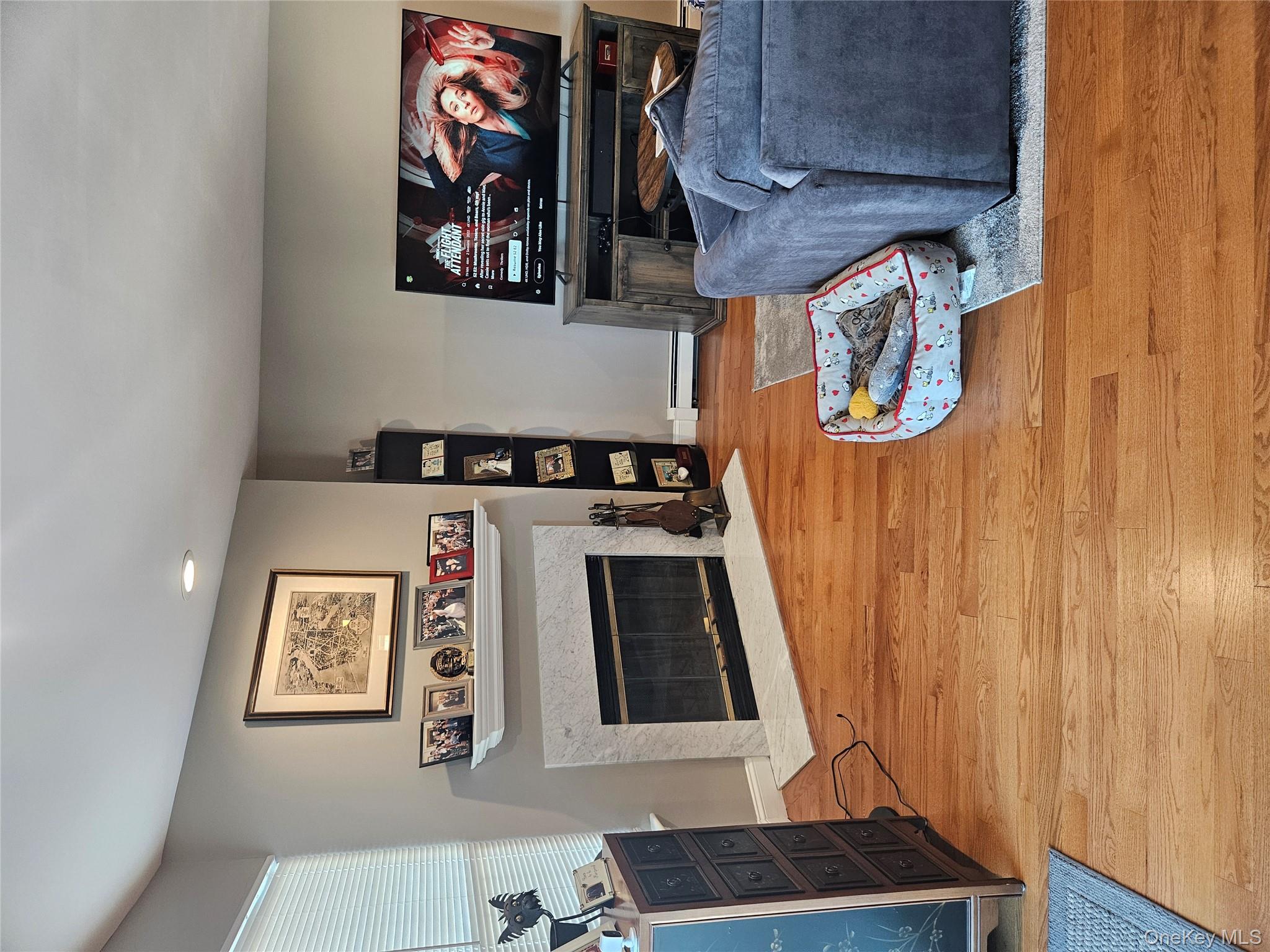 20 Lexington Hills Road, Unit 10 Harriman, NY 10926 - Photo 16 of 17 Living room with a fireplace, hardwood / wood-style floors, and a baseboard radiator