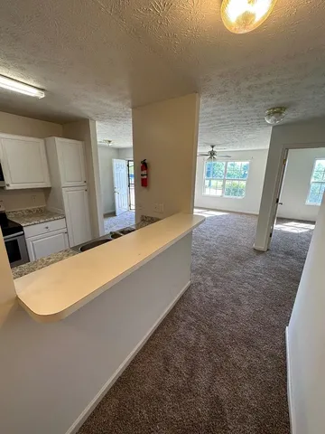 a room with a sink