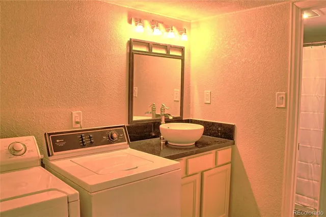 a table and chairs in a room