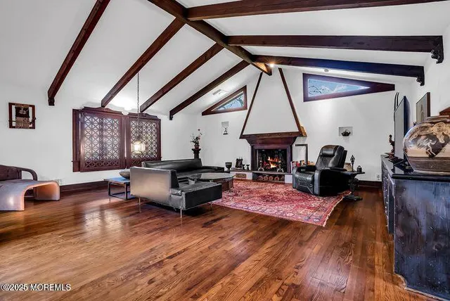 a view of an and staircase