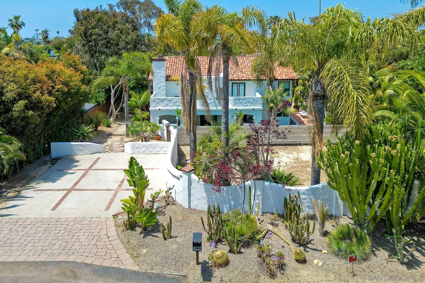 1408 Caudor Street Encinitas, CA 92024 - Photo 55 of 75 a view of a garden with potted plants