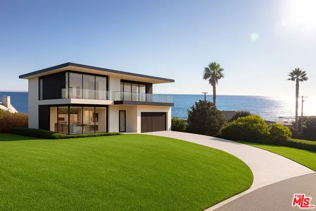 a view of a balcony with an outdoor space