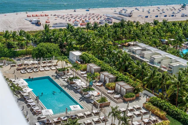 a city view with tall buildings