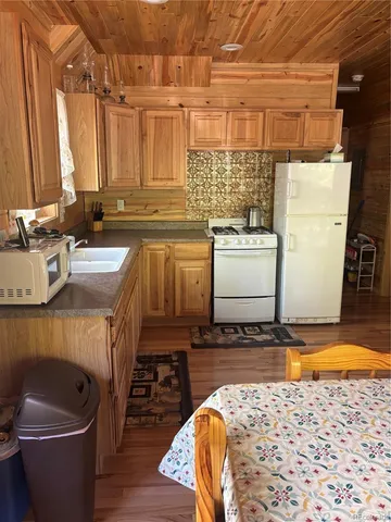 a living room with a couch and a table