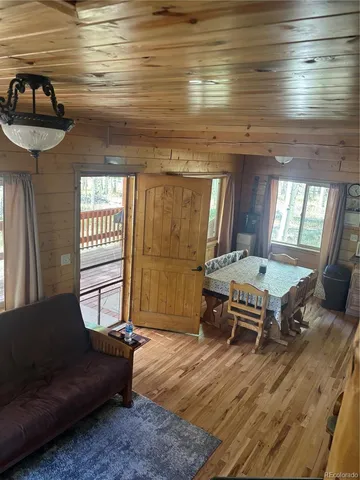 a bathroom with a mirror