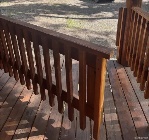 a city view from a balcony