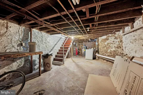 a view of storage and utility room