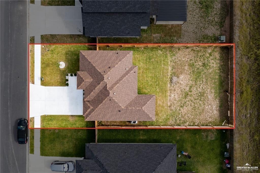 2110 Trinity Street Donna, TX 78537 - Photo 17 of 17 an aerial view of a house with a yard