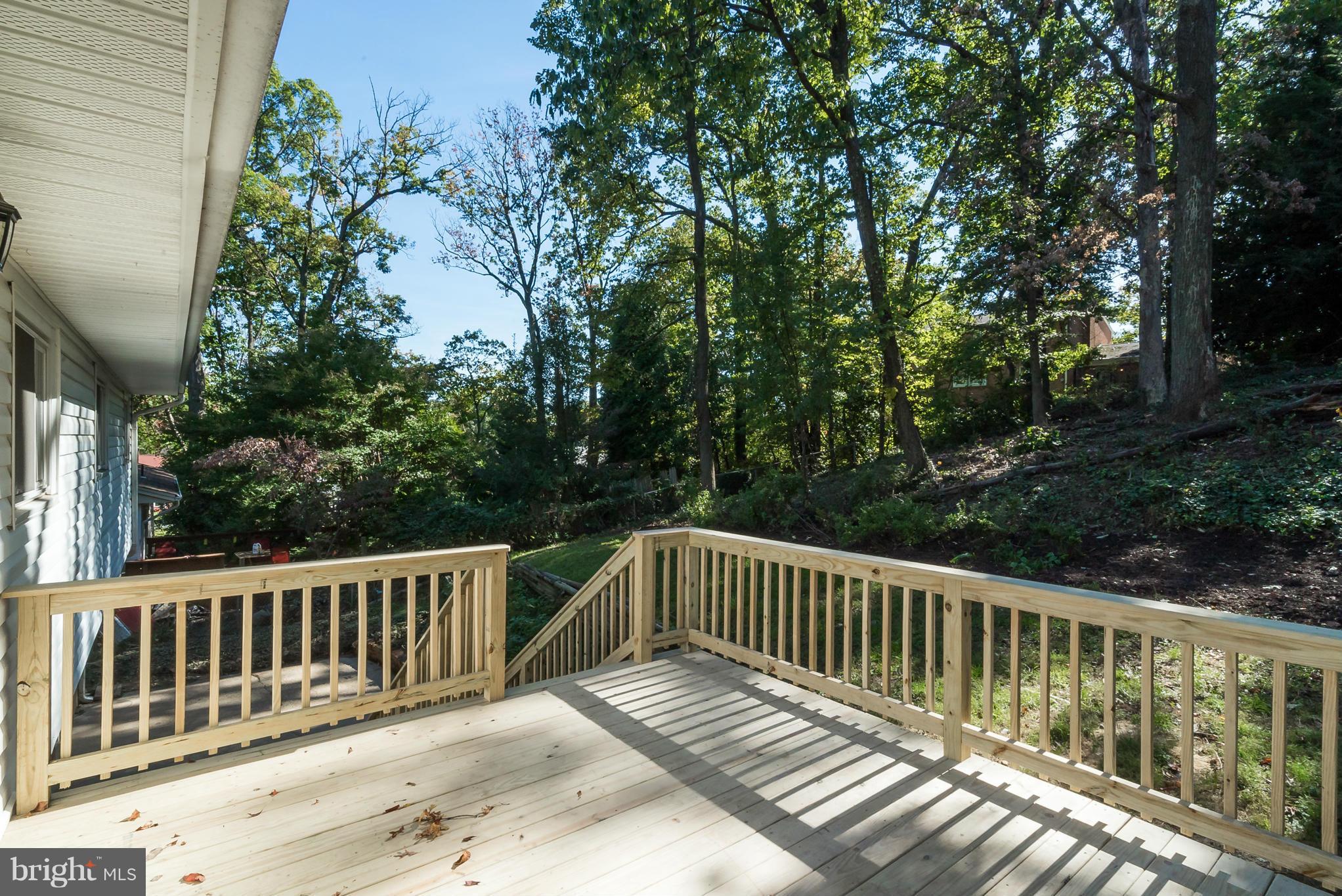 5605 Jason Street Cheverly, MD 20785 - Photo 15 of 30 New Deck off the Kitchen