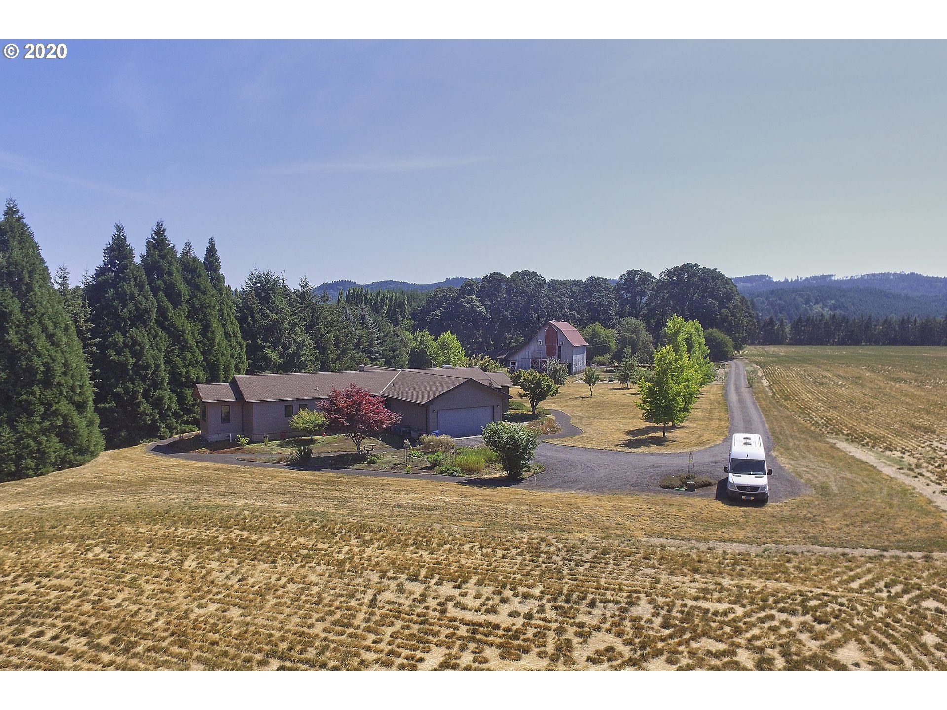 6315 Southeast Whiteson Road Amity, OR 97101 - Photo 15 of 30 a view of outdoor space with mountain view