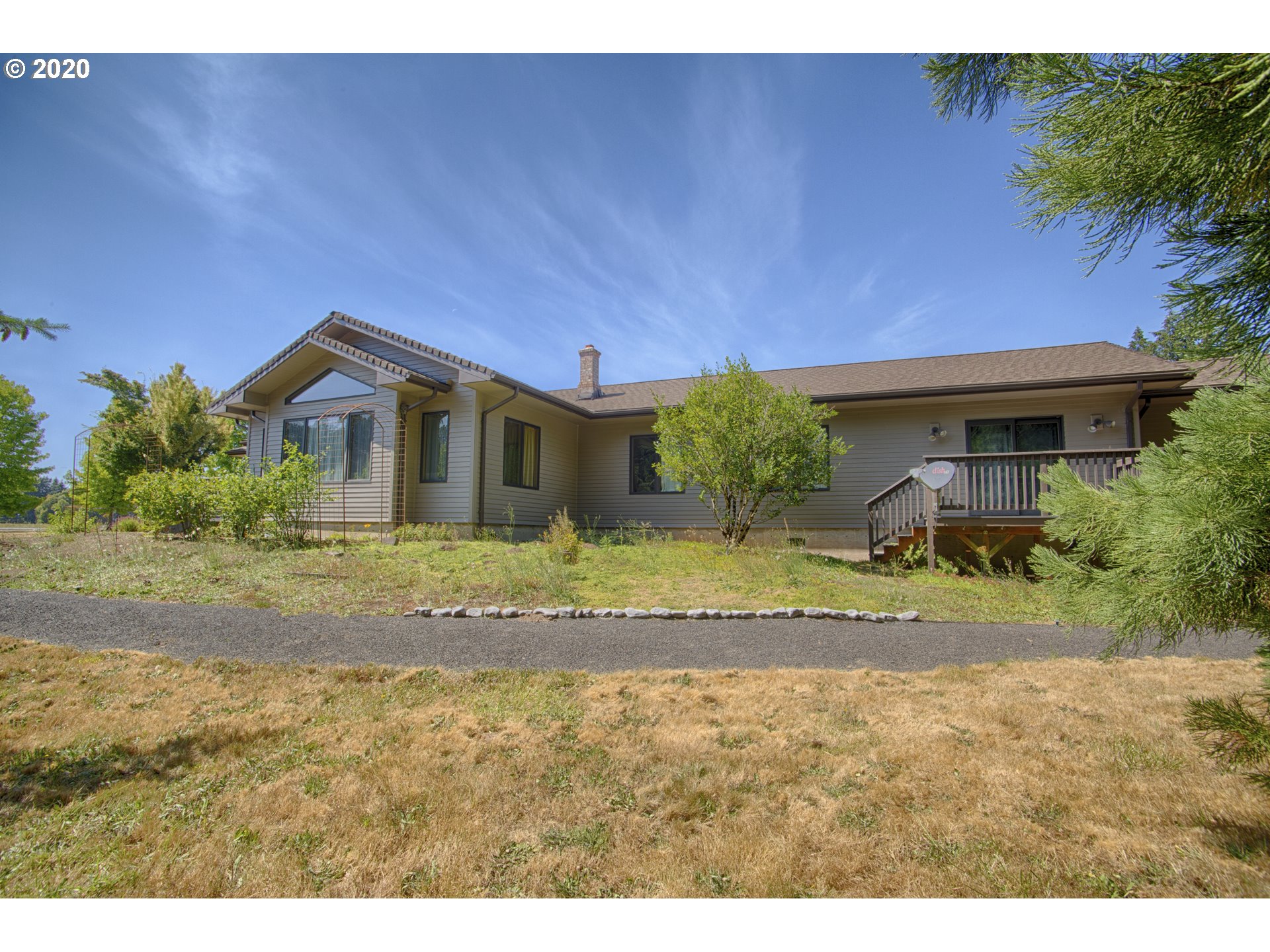 6315 Southeast Whiteson Road Amity, OR 97101 - Photo 19 of 30 a view of a house with a yard and plants