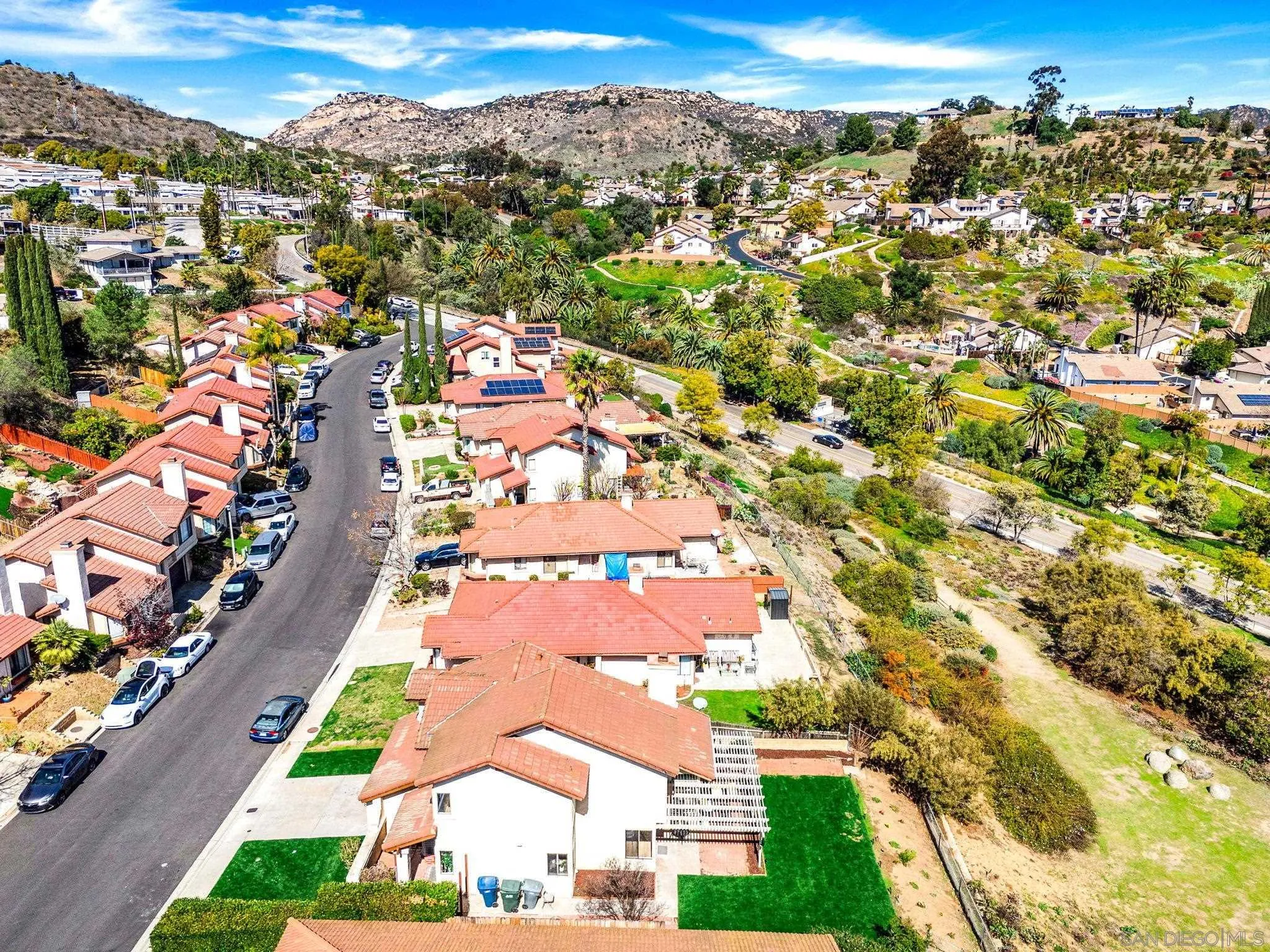 1436 Timber Escondido, CA 92027 - Photo 43 of 44 an aerial view of residential houses with outdoor space
